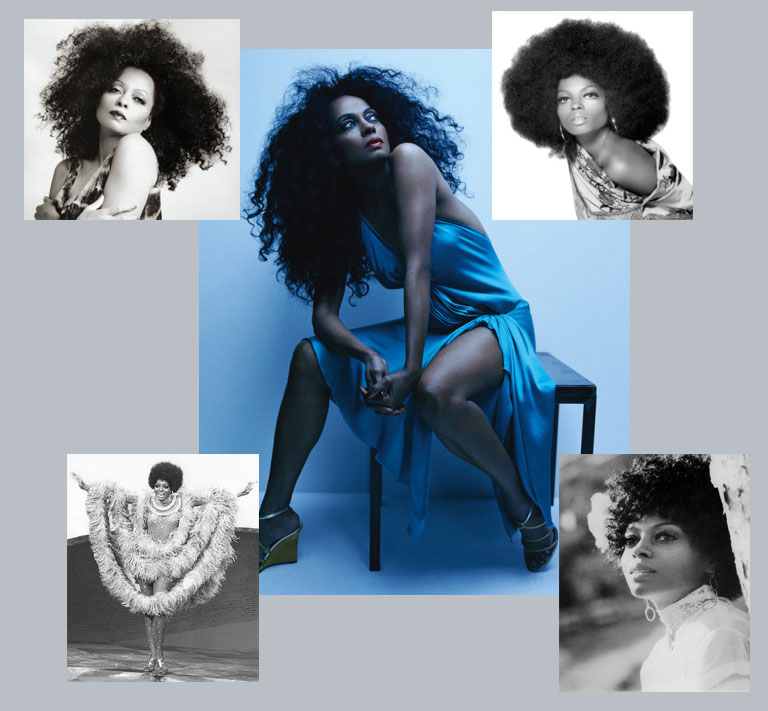 Diana Ross - My Curly Mane's Hair Hall of Fame Inductee.