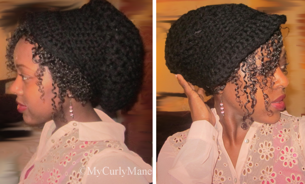 Satin Lined Hat for Natural Hair